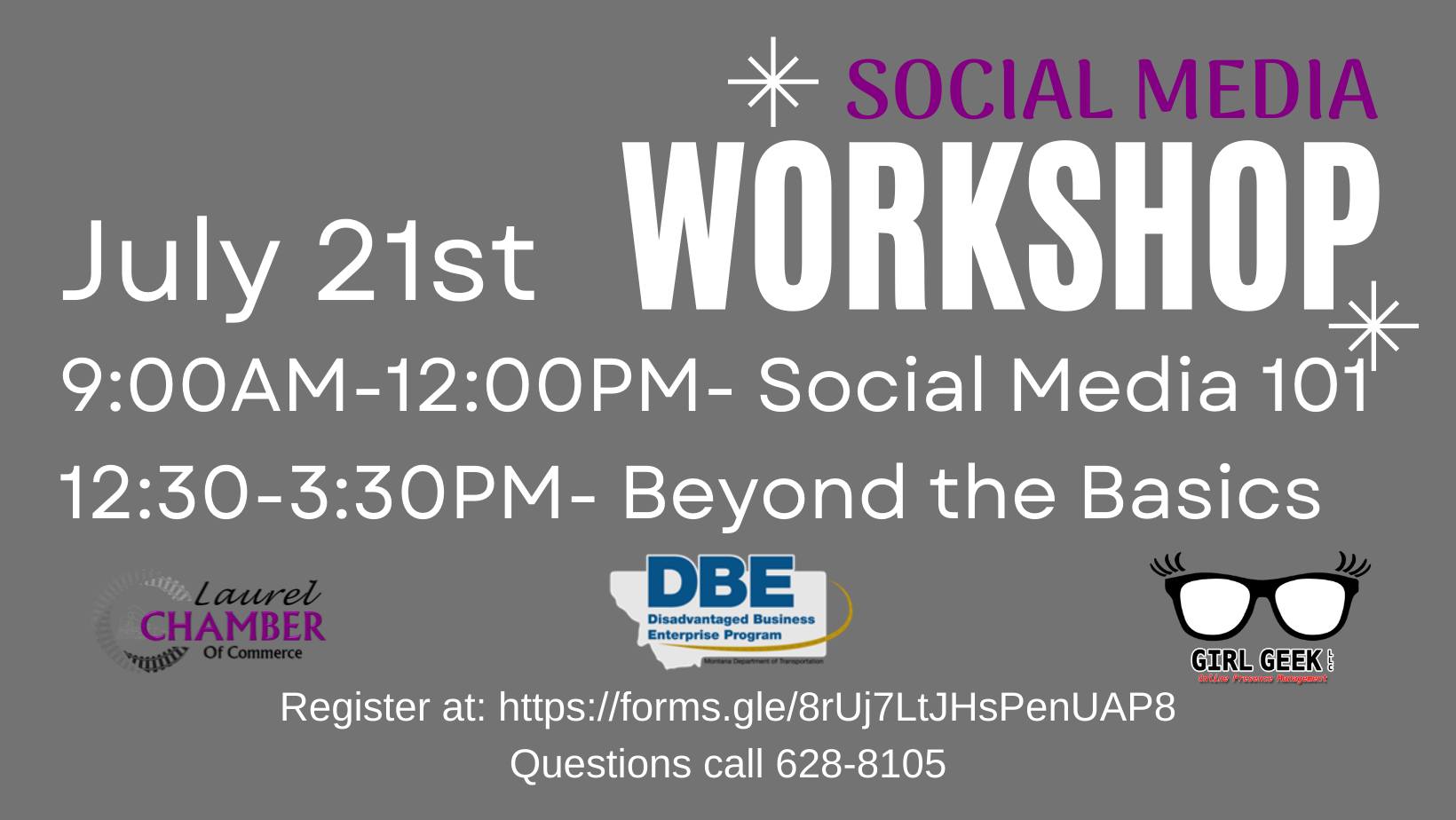 social media workshop laurel montana