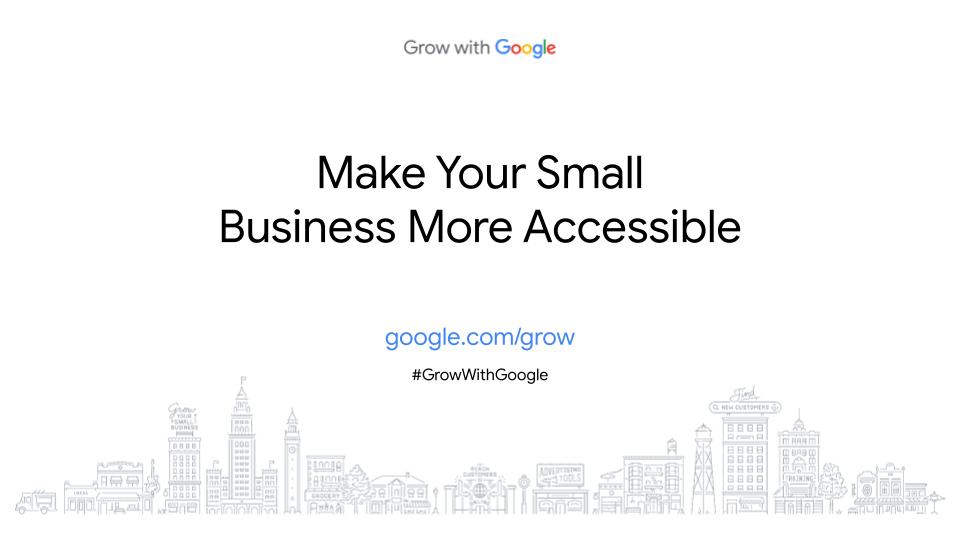 Make Your Business more accessible